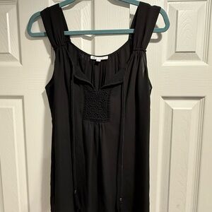 DR2 by Daniel Rainn Black Sleeveless Blouse